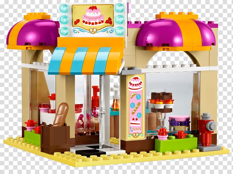 Lego House LEGO 41006 Friends Downtown Bakery LEGO Friends Toy, toy transparent background PNG clipart