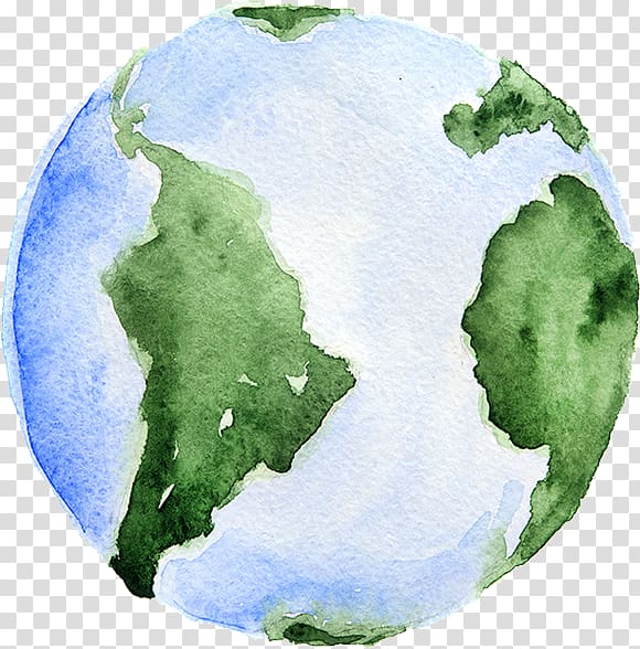Earth Watercolor painting , earth transparent background PNG clipart