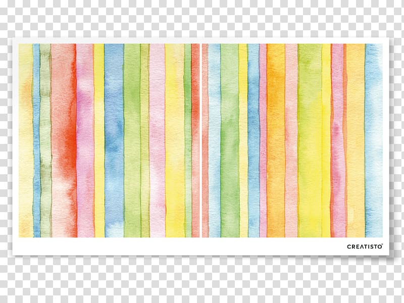Textile Watercolor painting Paper Pattern, watercolor stripes transparent background PNG clipart