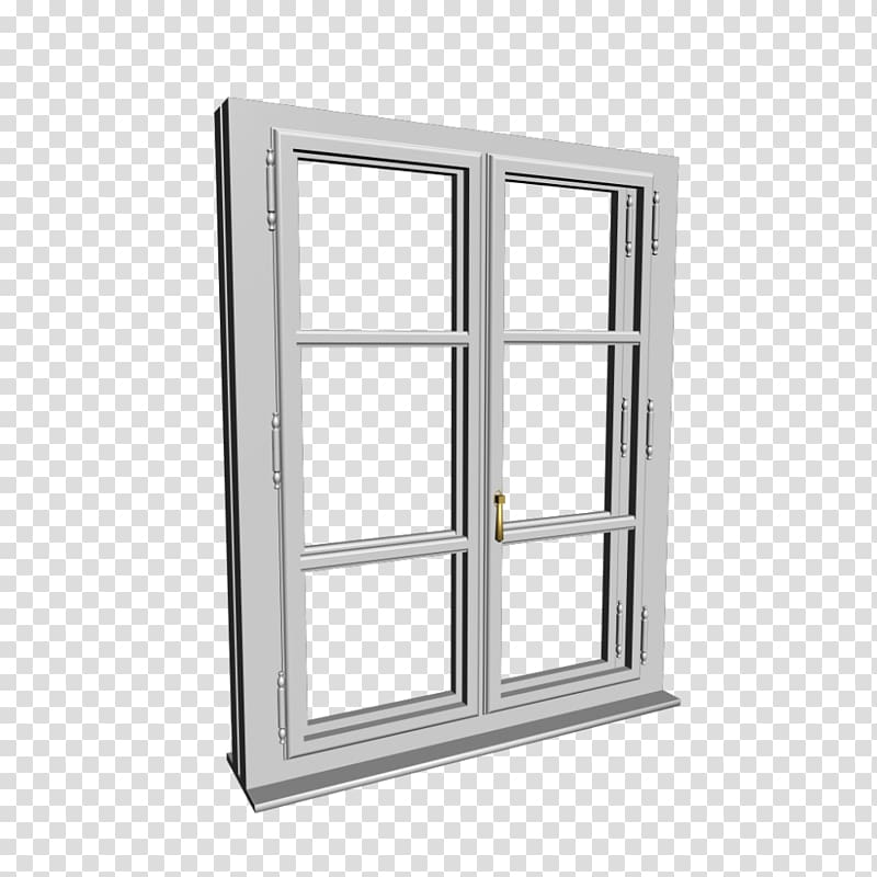 Window Insulated glazing Glass Door, 3d model transparent background PNG clipart