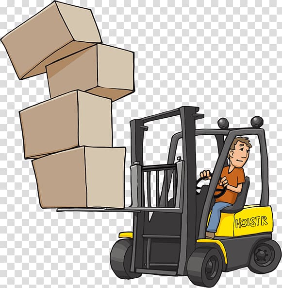 Motor vehicle Machine Forklift, design transparent background PNG clipart