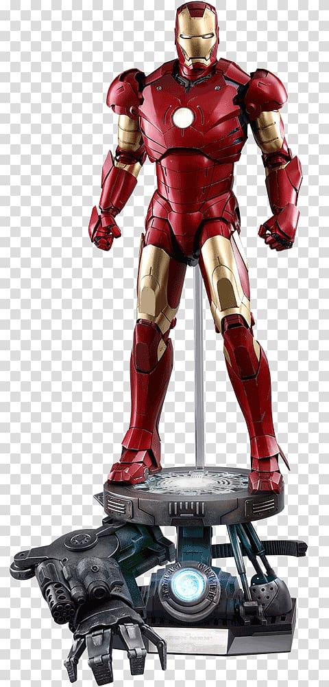 Iron Man Action & Toy Figures Hot Toys Limited Marvel Studios, rocky statue toy transparent background PNG clipart