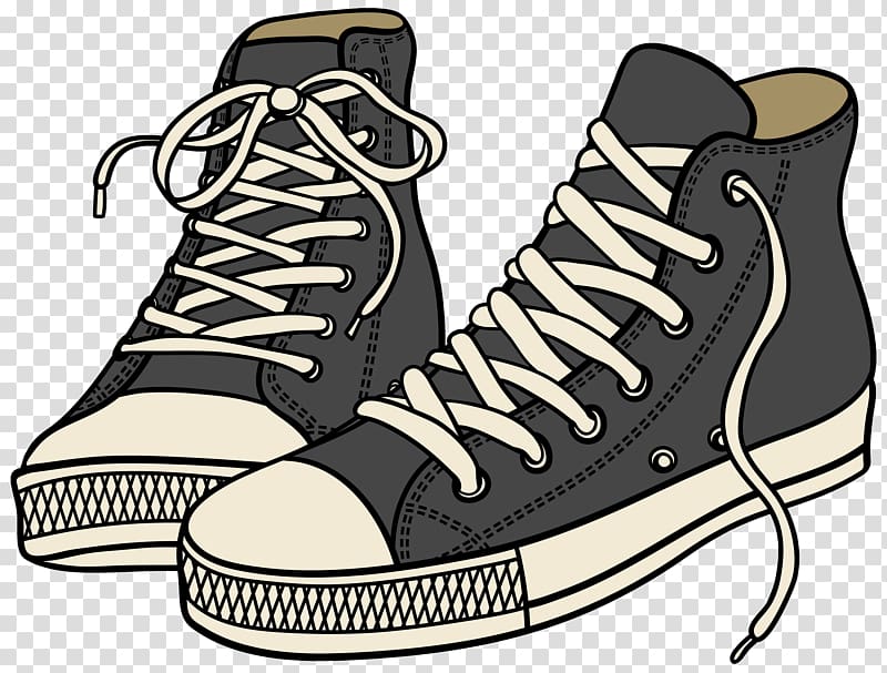 pair of gray Converse All Star high-top shoes, Sneakers Shoe Air Jordan , Sneaker transparent background PNG clipart