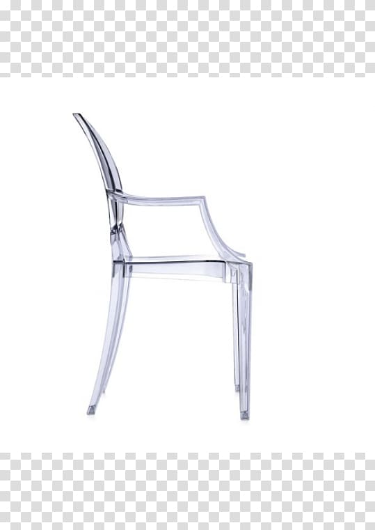 Chair Cadeira Louis Ghost Kartell Furniture, chair transparent background PNG clipart