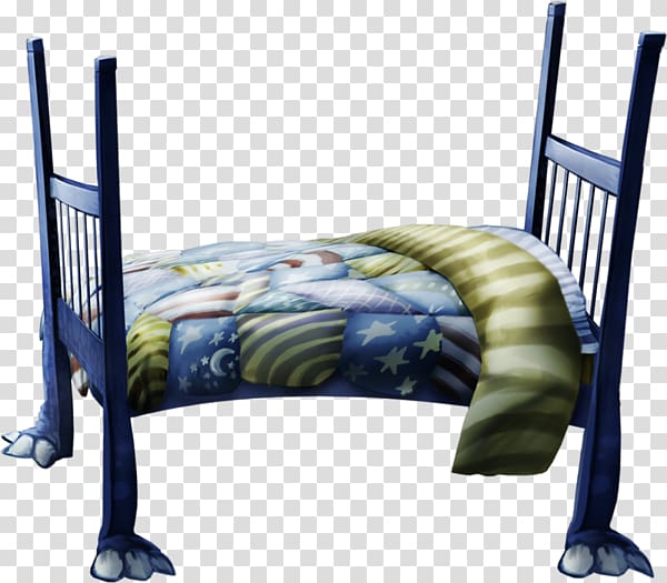 Bed frame Infant bed Furniture, Hand-painted children\'s beds transparent background PNG clipart