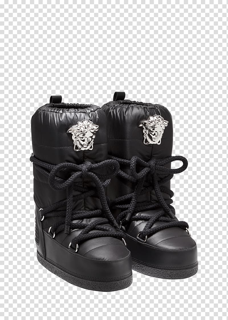Versace Men Snow boot Shoe, boot transparent background PNG clipart
