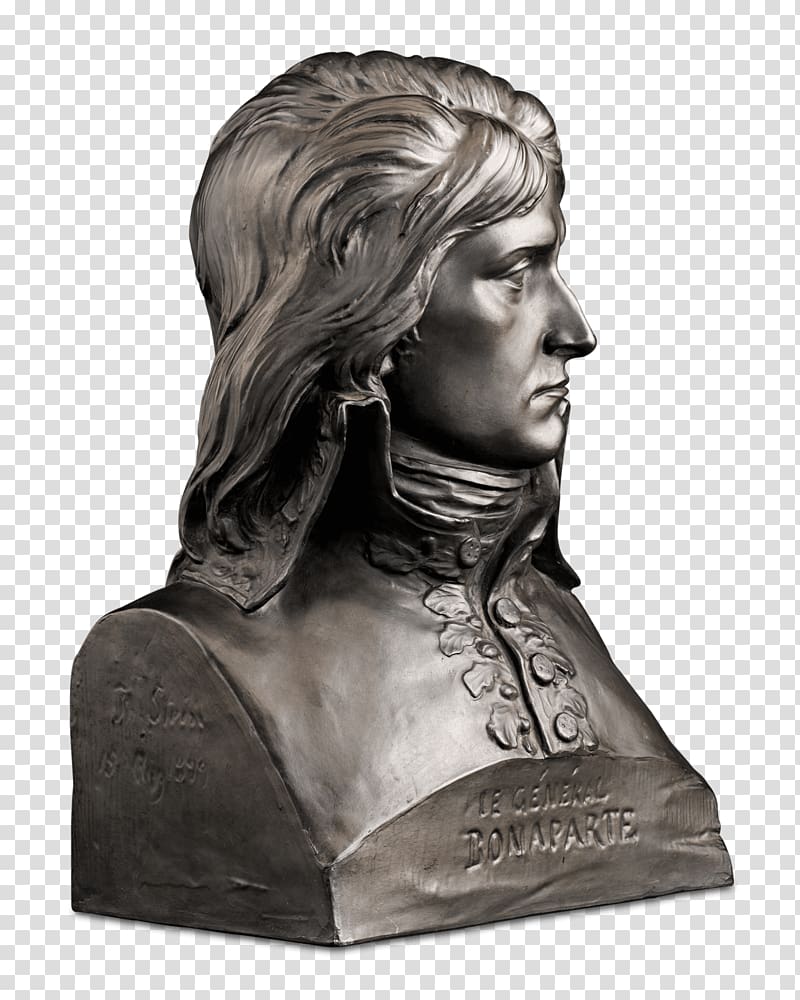 General Bonaparte bust, Napoleon Bust Side View transparent background PNG clipart