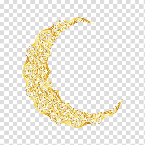 Islam Gold Moon., others transparent background PNG clipart