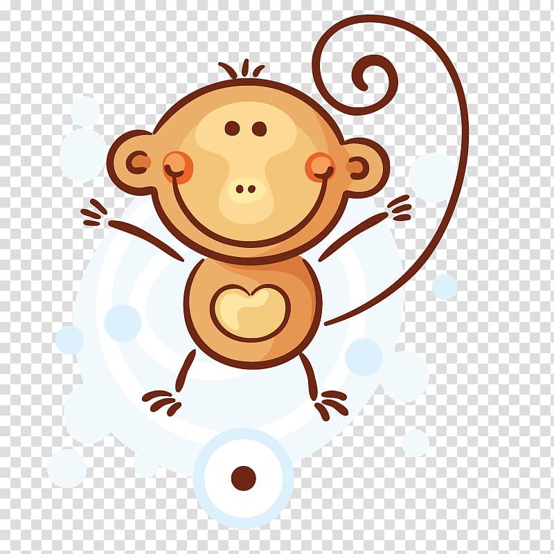 Giraffe Animal , Animals Little Monkey transparent background PNG clipart