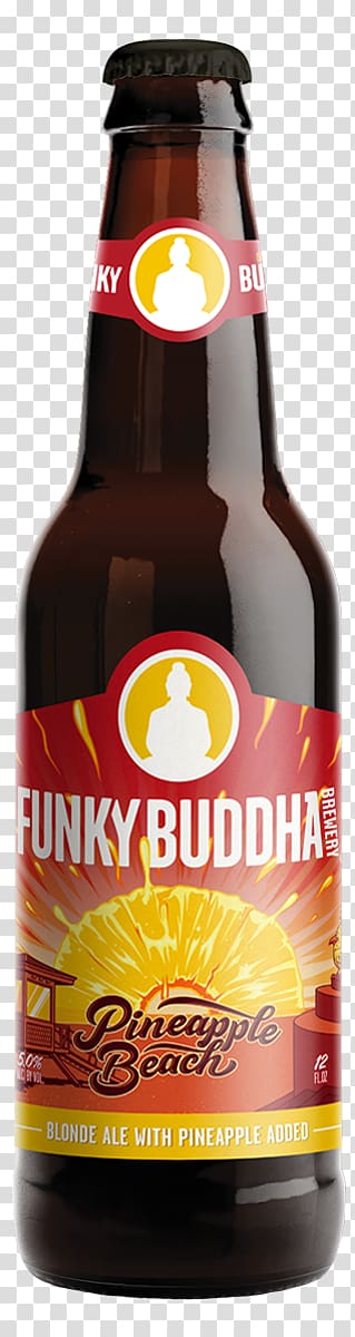 Beer Funky Buddha Brewery India pale ale, Pineapple beach transparent background PNG clipart