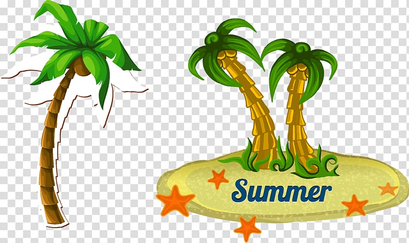 Tree Icon, Palm beach transparent background PNG clipart