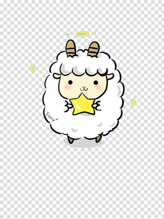 sheep illustration, Sheep Cartoon Illustration, Cartoon sheep transparent background PNG clipart
