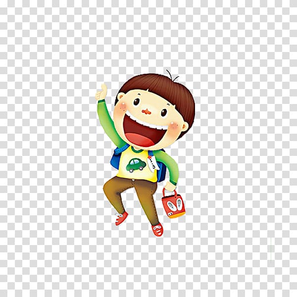 Cartoon Boy , Happy boy transparent background PNG clipart
