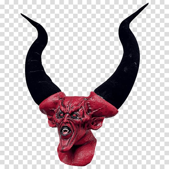Halloween costume Devil Demon Mask, devil transparent background PNG clipart