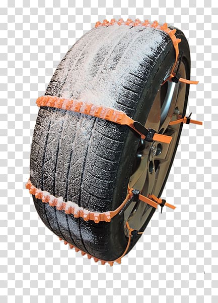 Snow tire Car Snow chains Traction, car transparent background PNG clipart