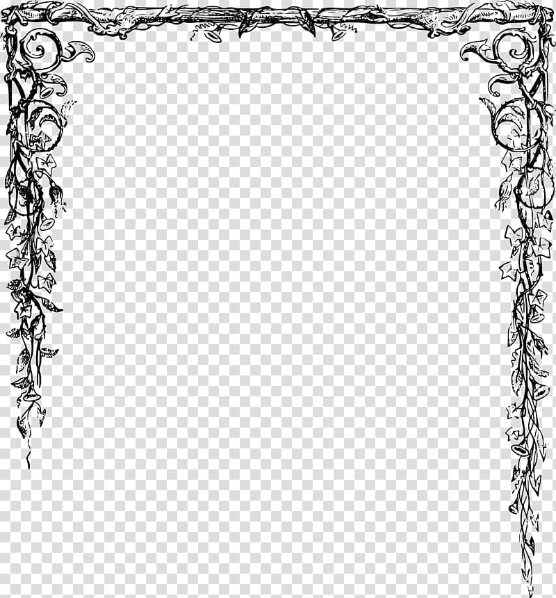 Border Flowers , leaf frame transparent background PNG clipart