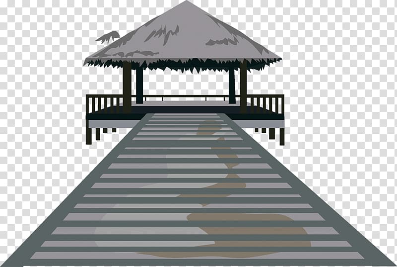 , Retro pier transparent background PNG clipart