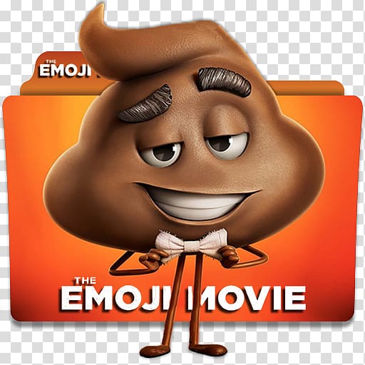 Professor X Smiler Film Pile of Poo emoji, Emoji Movie transparent background PNG clipart