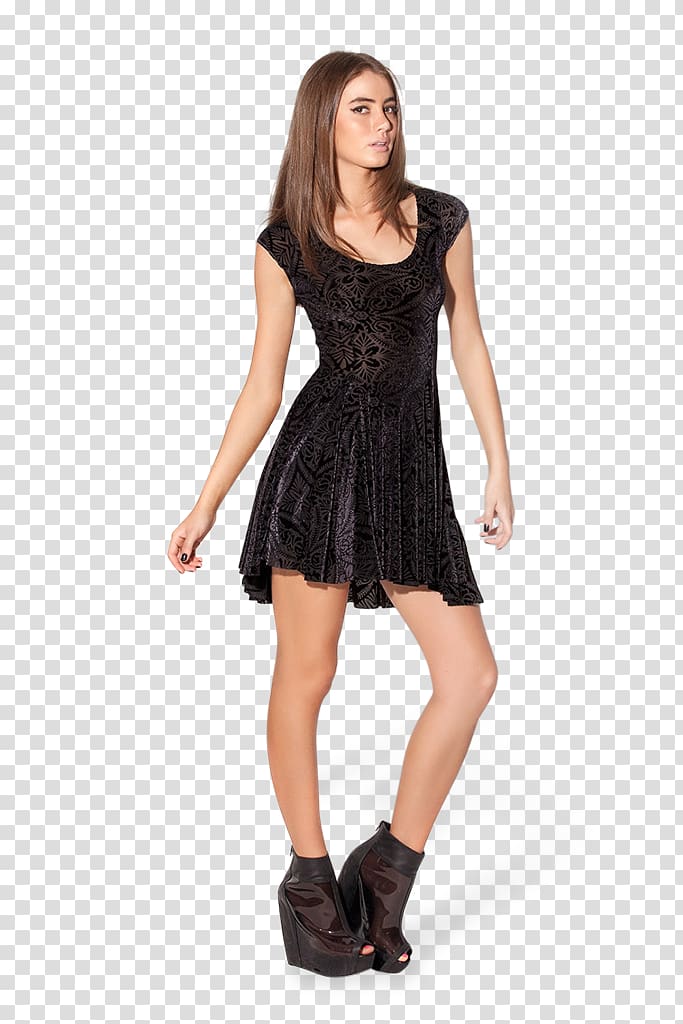 Little black dress Clothing sizes Velvet, dresses transparent background PNG clipart
