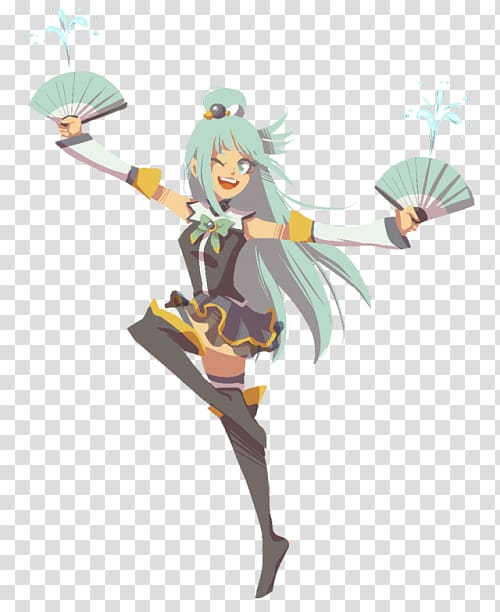 Art blog Love KonoSuba, aqua konosuba transparent background PNG clipart