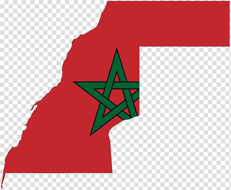 Western Sahara Flag of Morocco Map, western transparent background PNG clipart