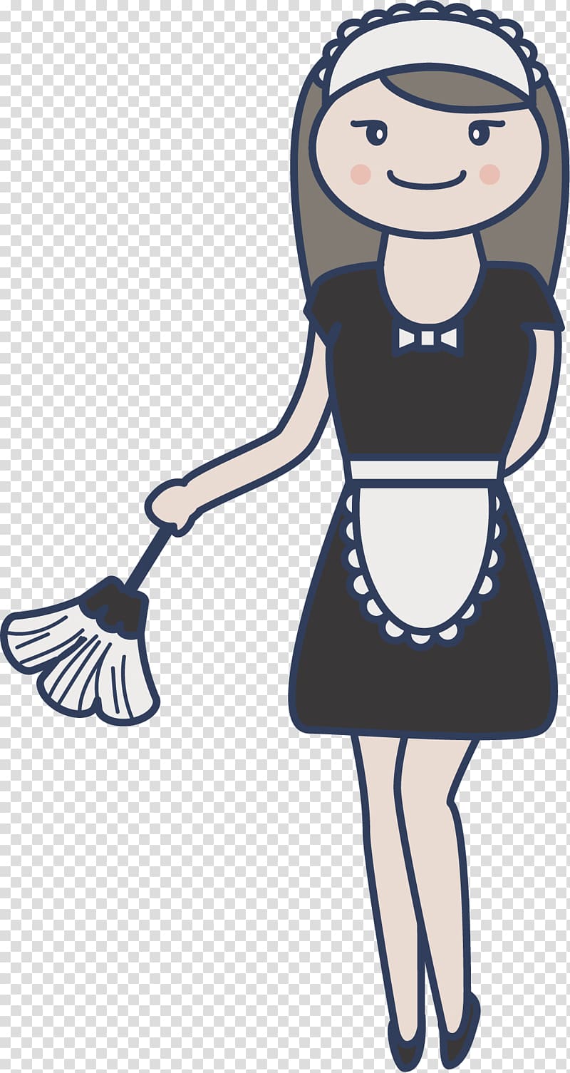 Maid Apron, Anime maid transparent background PNG clipart