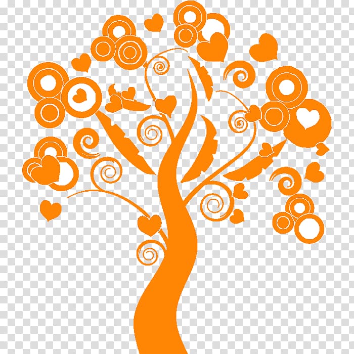 Tree , orange tree transparent background PNG clipart