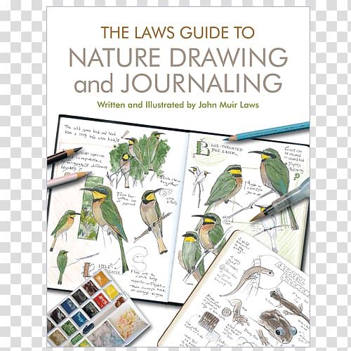 The Laws Guide to Nature Drawing and Journaling The Laws Sketchbook for Nature Journaling Paperback, book transparent background PNG clipart