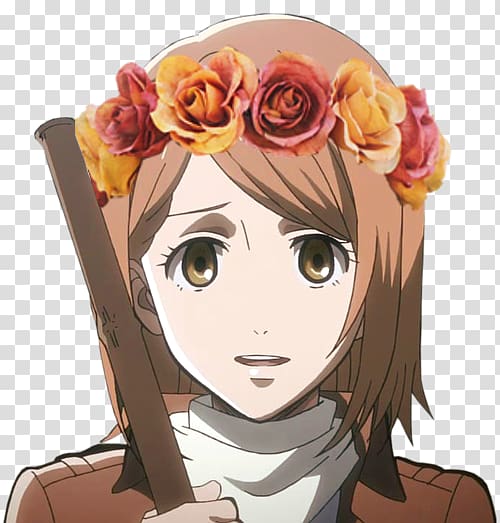 Attack on Titan Light Yagami Anime Marco Bodt Petra Rall, girls Crown transparent background PNG clipart