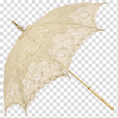 Umbrellas & Parasols Cream Lace White, umbrella transparent background PNG clipart
