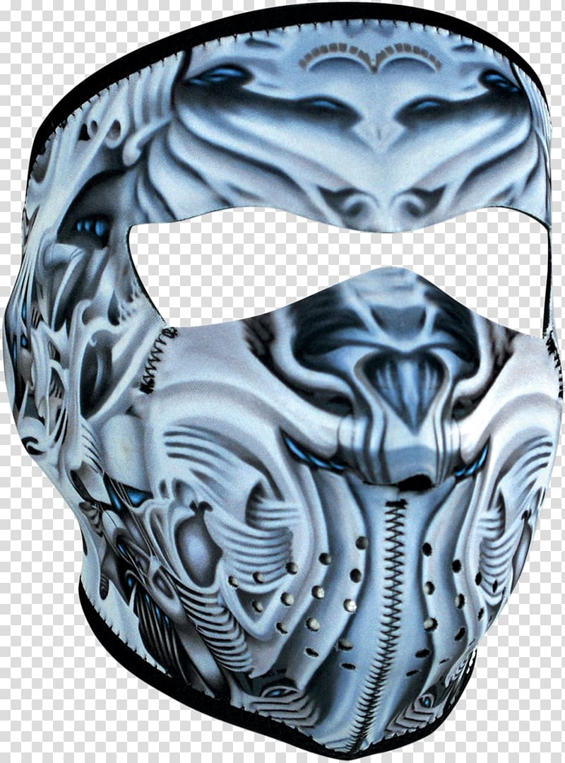 Neoprene Mask Balaclava Face Headgear, mask transparent background PNG clipart