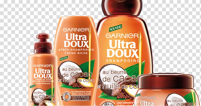 Garnier Shampoo Cocoa butter Coconut oil, shampoo transparent background PNG clipart