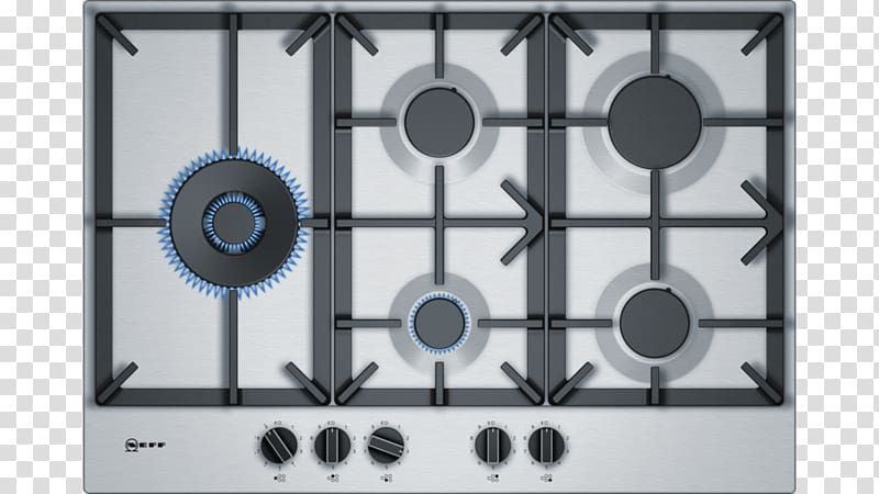 Hob Neff GmbH Gas burner Home appliance Gas stove, faint scent of gas transparent background PNG clipart