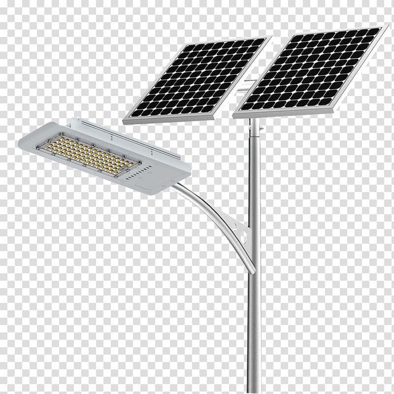 Solar street light LED street light Solar lamp, energy-saving lamps transparent background PNG clipart