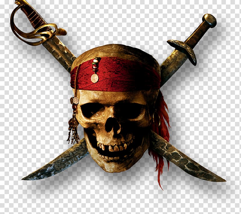 Pirates of the Caribbean Online Hector Barbossa Jack Sparrow Pirates of the Caribbean: Dead Man's Chest, sword skull transparent background PNG clipart