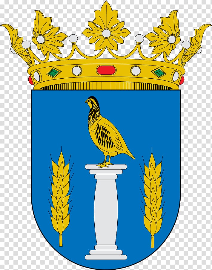 Coat of arms of Madrid Puebla de Albortón Escutcheon, la insignia de oro transparent background PNG clipart