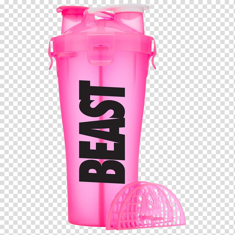 Hydracup Dual Shaker BlenderBottle Classic Loop Top Shaker Bottle, 28-Ounce, Clear/Black Hydra Cup, Dual Threat Shaker Bottle, 28oz Shaker Cup, Made in USA Milkshake Cocktail Shakers, pink cold drink containers transparent background PNG clipart