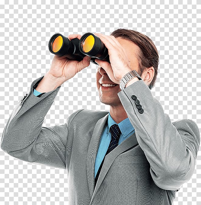 free clipart man looking through binoculars image