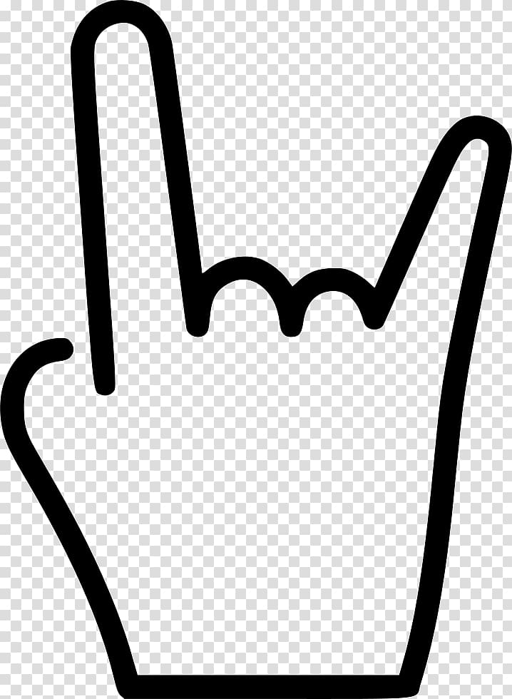 Sign Of The Horns Heavy Metal Hand Transparent Background Png Clipart Hiclipart