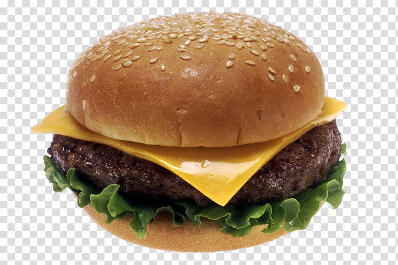cheese burger, Hamburger Cheeseburger Pizza School meal Lunch, hamburger, burger transparent background PNG clipart