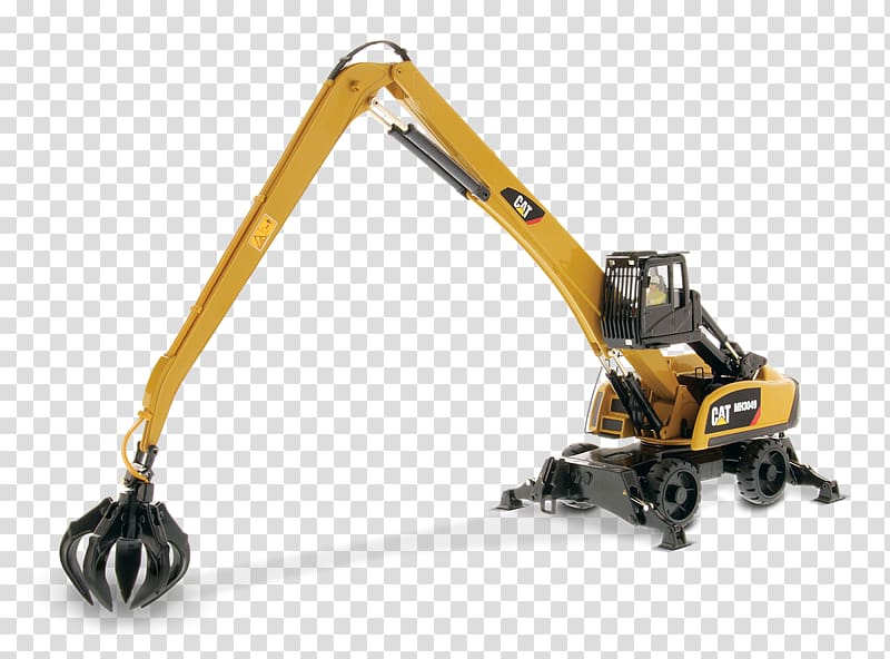 Caterpillar Inc. Die-cast toy Excavator Loader Material, excavator transparent background PNG clipart