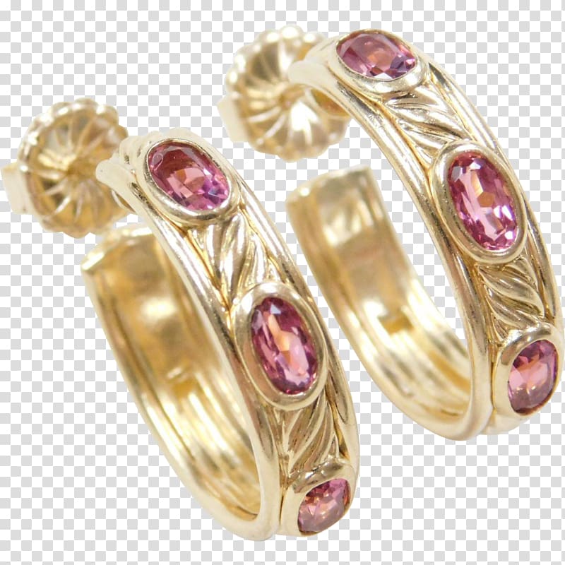 Ruby Earring Jewellery Estate jewelry, David Yurman Bracelet transparent background PNG clipart