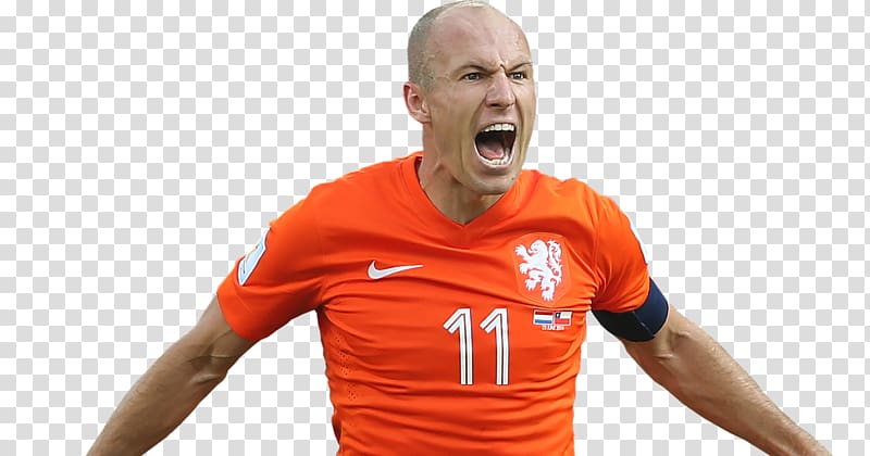 Shoulder Football player, Arjen Robben transparent background PNG clipart