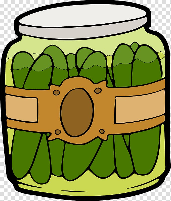 Pickled cucumber Pickling Jar , jar transparent background PNG clipart
