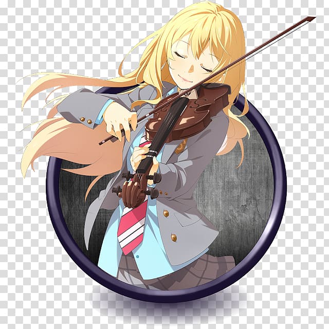 Kaori Kousei Your Lie in April Violin Music, shigatsu wa kimi no uso transparent background PNG clipart