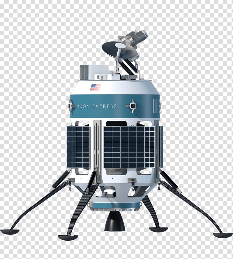 Google Lunar X Prize Outer space Moon Express Spacecraft, moon transparent background PNG clipart