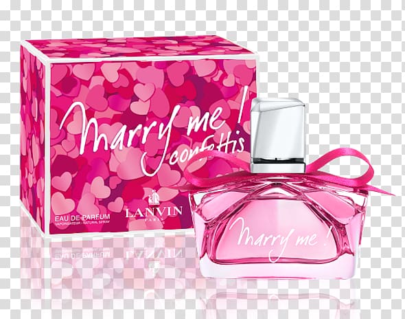 Lanvin Parfumerie Perfume Eau de toilette Cosmetics, Marry me transparent background PNG clipart