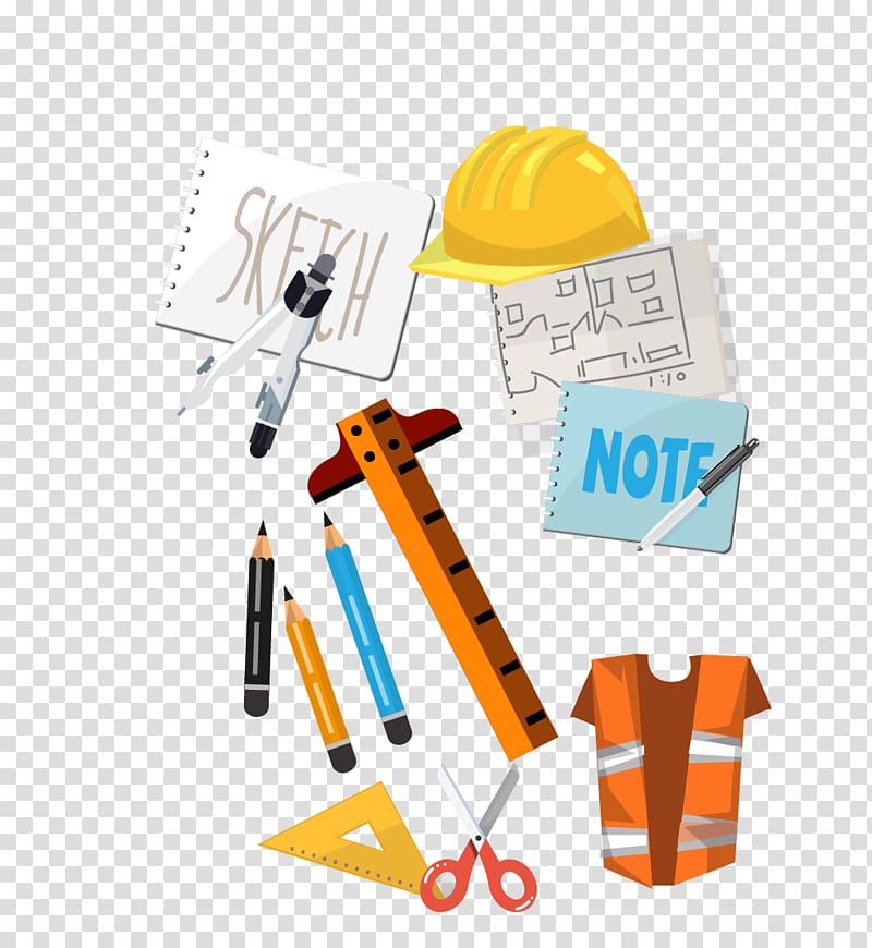 Laborer Cartoon House painter and decorator Illustration, cartoon decoration tools transparent background PNG clipart