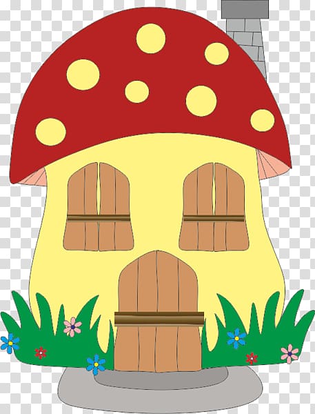 Mushroom House , mushroom transparent background PNG clipart