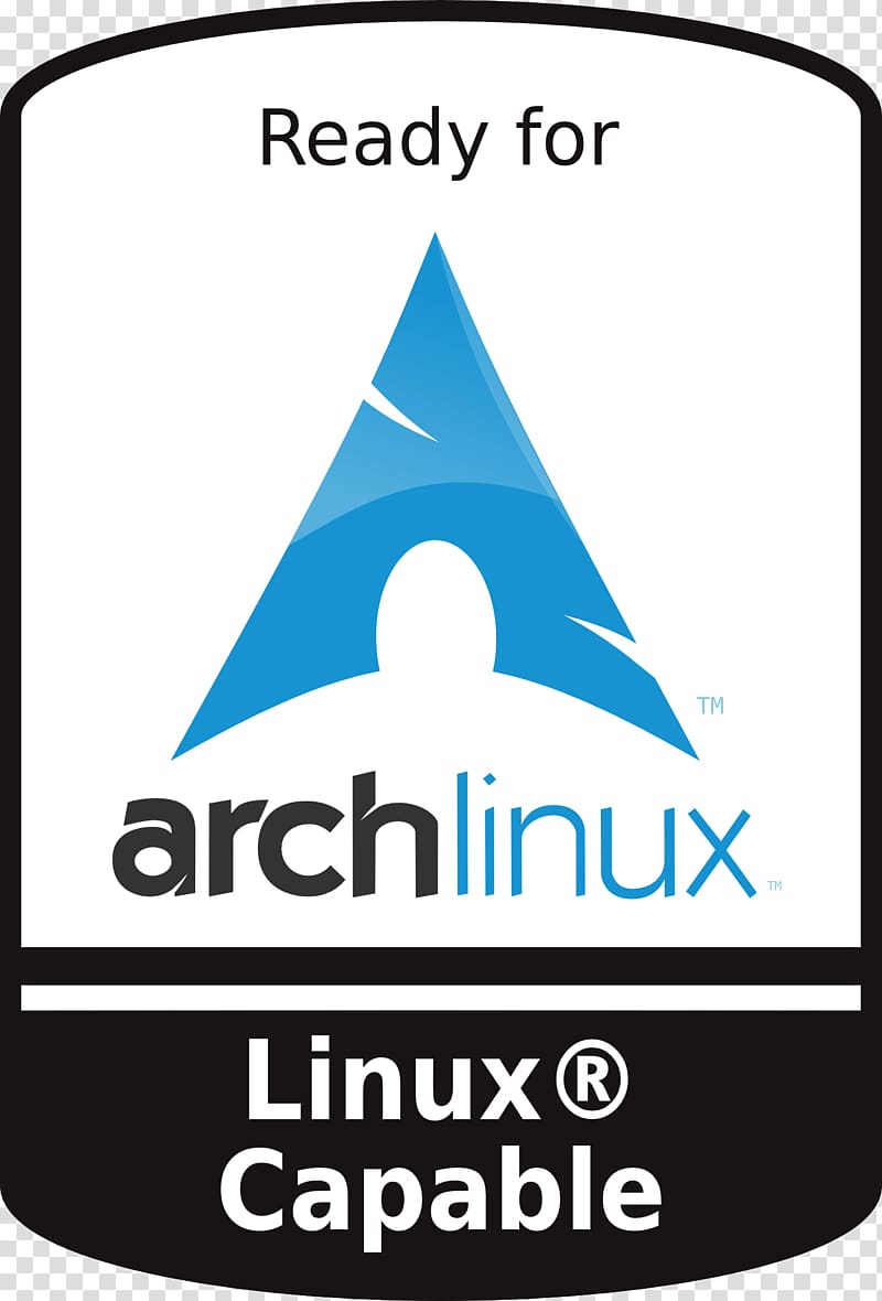 Logo Font Brand Arch Linux, linux transparent background PNG clipart